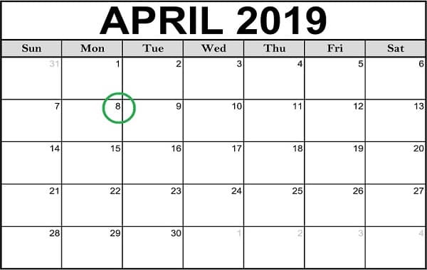 april 2019