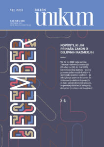 Bilten Unikum – december 2023
