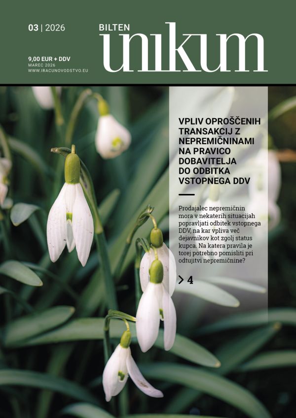 Bilten Unikum – marec 2026