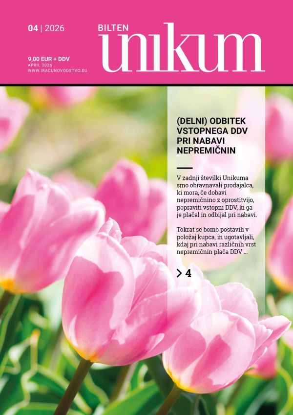 Bilten Unikum – april 2026