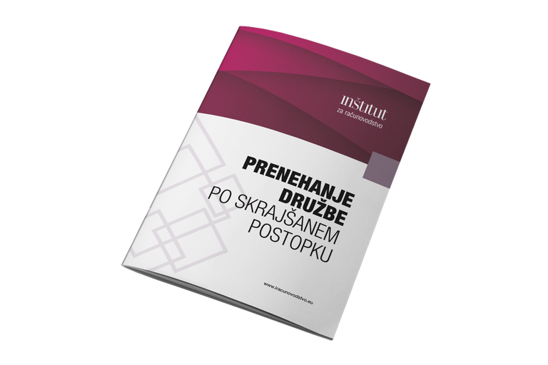 Naslovnica: Prenehanje dru�be po skraj�anem postopku