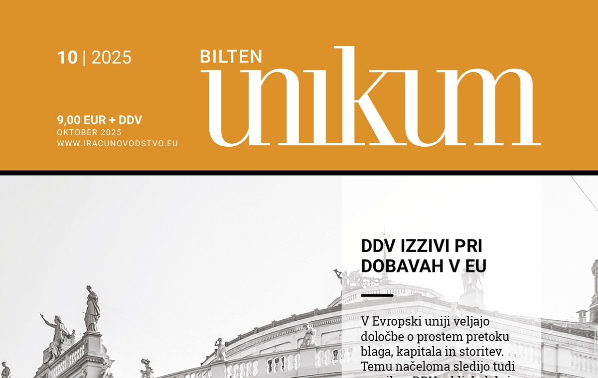 Slika prikazuje naslovnico oktobrske številke Unikum.